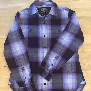 REI flannel button down shirt